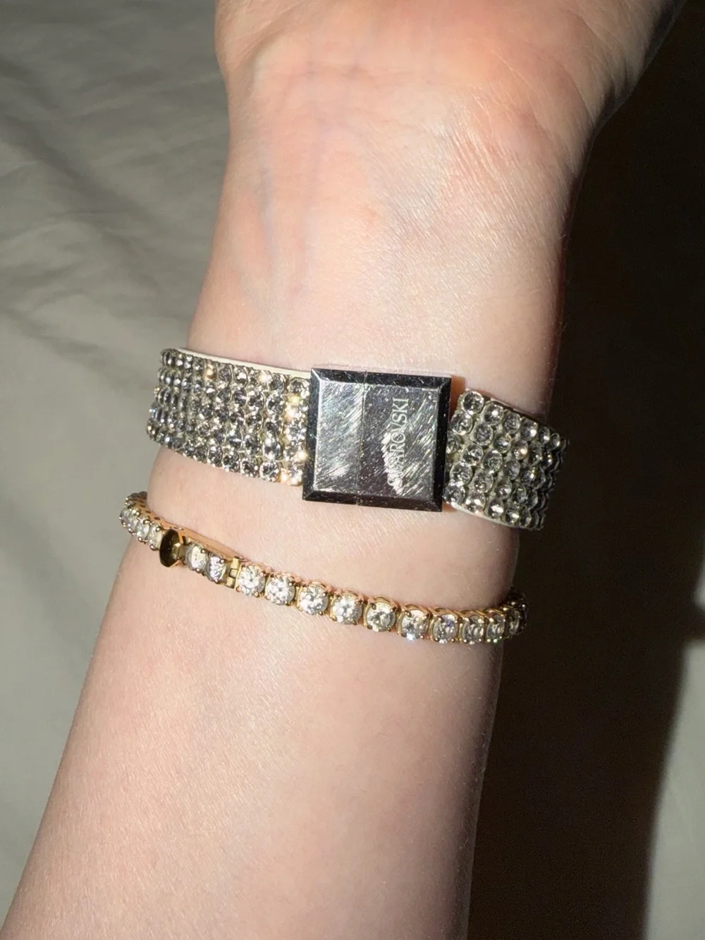 Swarovski Piazza Mini Crystal Mesh Watch